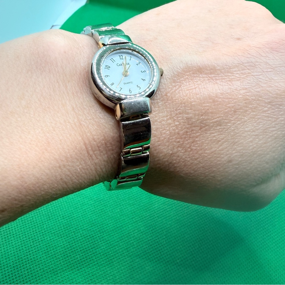 Casio Two-Tone Women's Watch, Silver & Gold, 7” Length - Picture 4 of 6